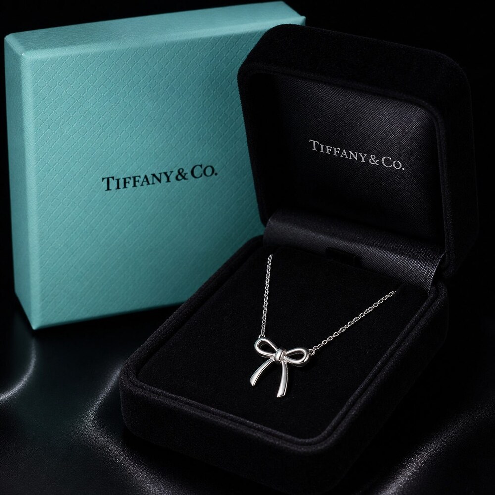 TIFFANY&CO Timeless Necklace Style 2 | New with Box - Picture 4 of 9